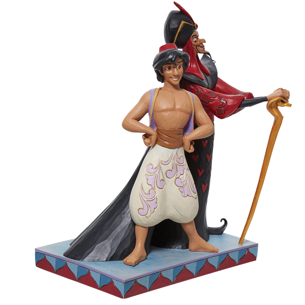 Jim Shore Disney Traditions Aladdin and Jafar Good vs Evil Jim Shore Disney Traditions Aladdin and Jafar Good vs Evil