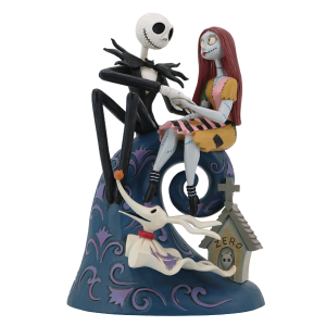 Jim Shore Disney Traditions Nightmare Jack, Sally, Zero and his Gravestone
