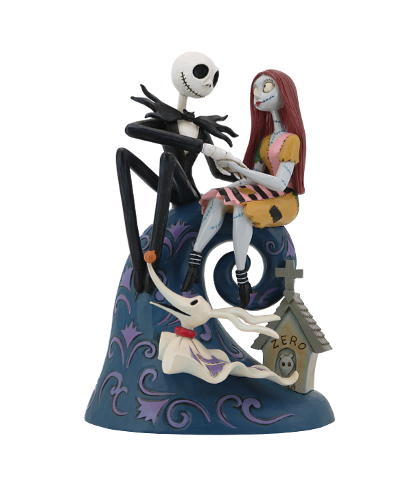 Jim Shore Disney Traditions Nightmare Jack, Sally, Zero and his Gravestone Jim Shore Disney Traditions Nightmare Jack, Sally, Zero and his Gravestone