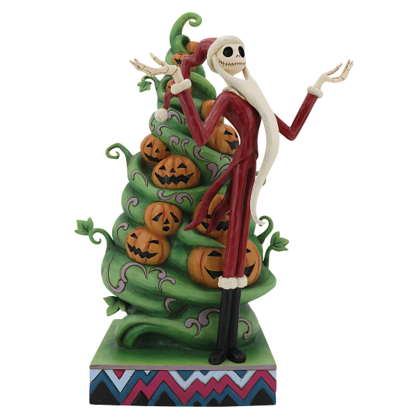 Jim Shore Disney Traditions Interchangeable Jack Statue for Halloween and Christmas