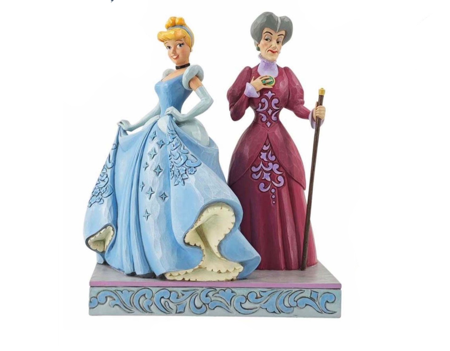Jim Shore Disney Traditions Cinderella vs Lady Tremaine Figurine Jim Shore Disney Traditions Cinderella vs Lady Tremaine Figurine