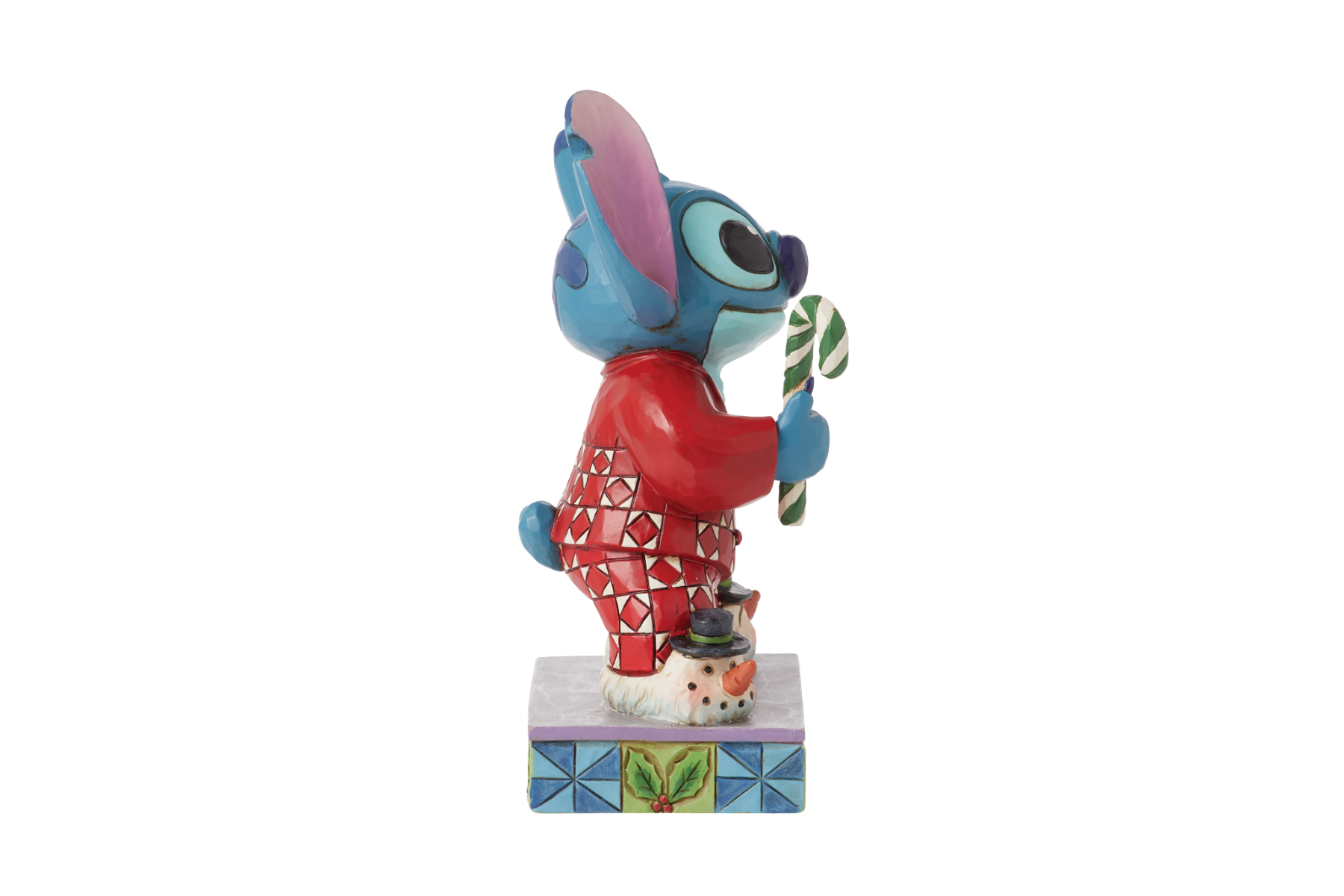 Jim Shore Disney Traditions Christmas Morning Holiday Stitch Personality Pose Figurine