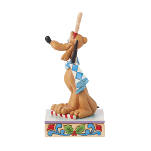 Jim Shore Disney Traditions Dashing Rein-dog Holiday Pluto Figurine