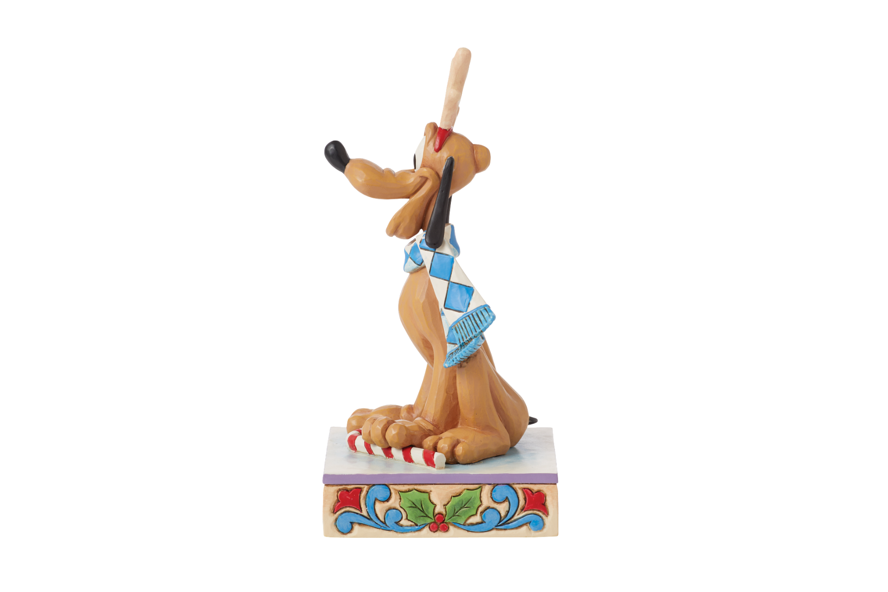 Jim Shore Disney Traditions Dashing Rein-dog Holiday Pluto Figurine Jim Shore Disney Traditions Dashing Rein-dog Holiday Pluto Figurine