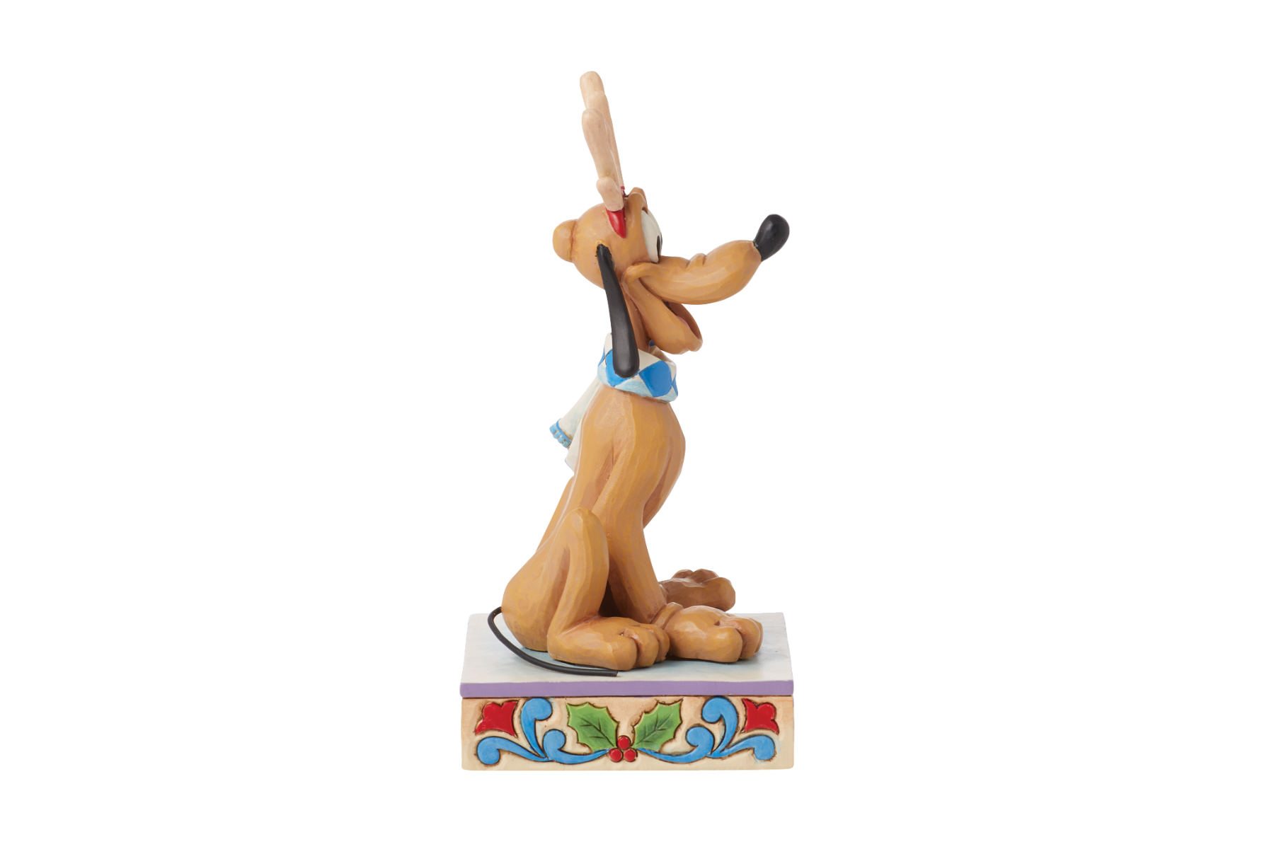 Jim Shore Disney Traditions Dashing Rein-dog Holiday Pluto Figurine Jim Shore Disney Traditions Dashing Rein-dog Holiday Pluto Figurine