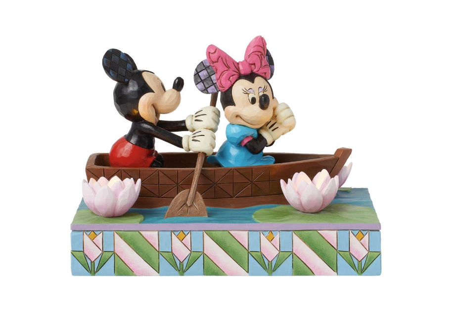 Jim Shore Disney Traditions Mickey & Minnie Love Rowboat Row-mance is in the Air Jim Shore Disney Traditions Mickey & Minnie Love Rowboat Row-mance is in the Air