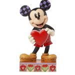 Jim Shore Disney Traditions Mickey With Personalizeable Heart A Love Note