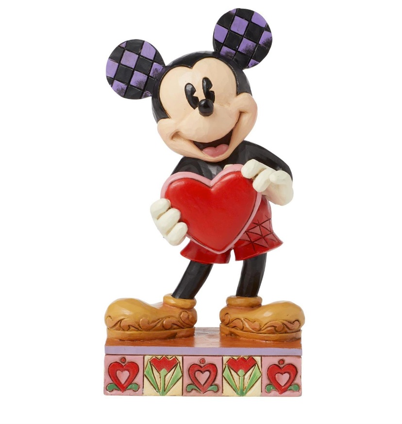 Jim Shore Disney Traditions Mickey With Personalizeable Heart A Love Note Jim Shore Disney Traditions Mickey With Personalizeable Heart A Love Note