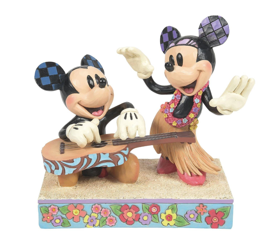 Jim Shore Disney Traditions Mickey & Minnie Hawaii Hawaiian Holiday Jim Shore Disney Traditions Mickey & Minnie Hawaii Hawaiian Holiday