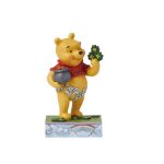 Jim Shore Disney Traditions St. Patty’s Pooh with Clovers Lucky Ol’ Bear
