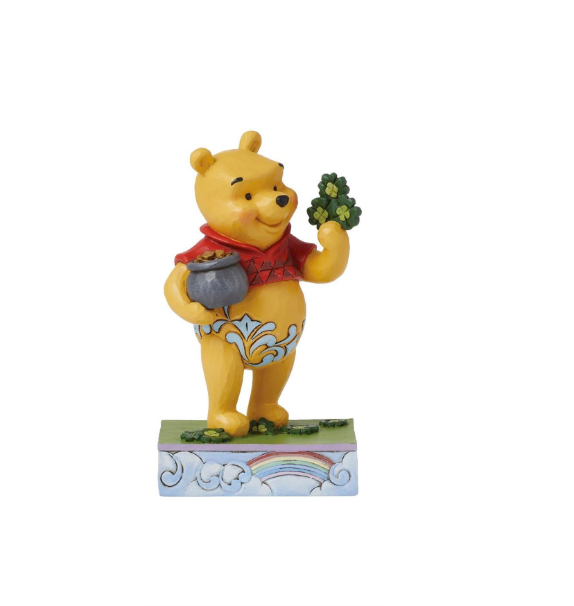 Jim Shore Disney Traditions St. Patty’s Pooh with Clovers Lucky Ol’ Bear Jim Shore Disney Traditions St. Patty’s Pooh with Clovers Lucky Ol’ Bear