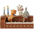Jim Shore Disney Traditions Aristocat Kittens on Piano Paws at Play