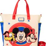 Loungefly Disney Mickey and Friends Convertible Backpack & Tote Bag
