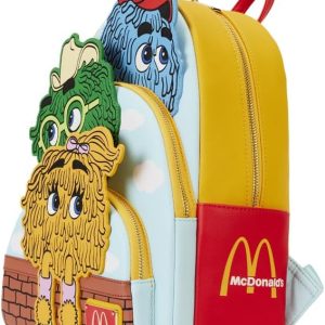 Loungefly McDonald's Tripple Pocket Fry Guys Mini Backpack