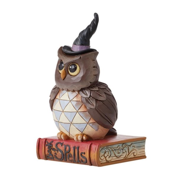 Jim Shore Heartwood Creek Owl Halloween Pint Figurine