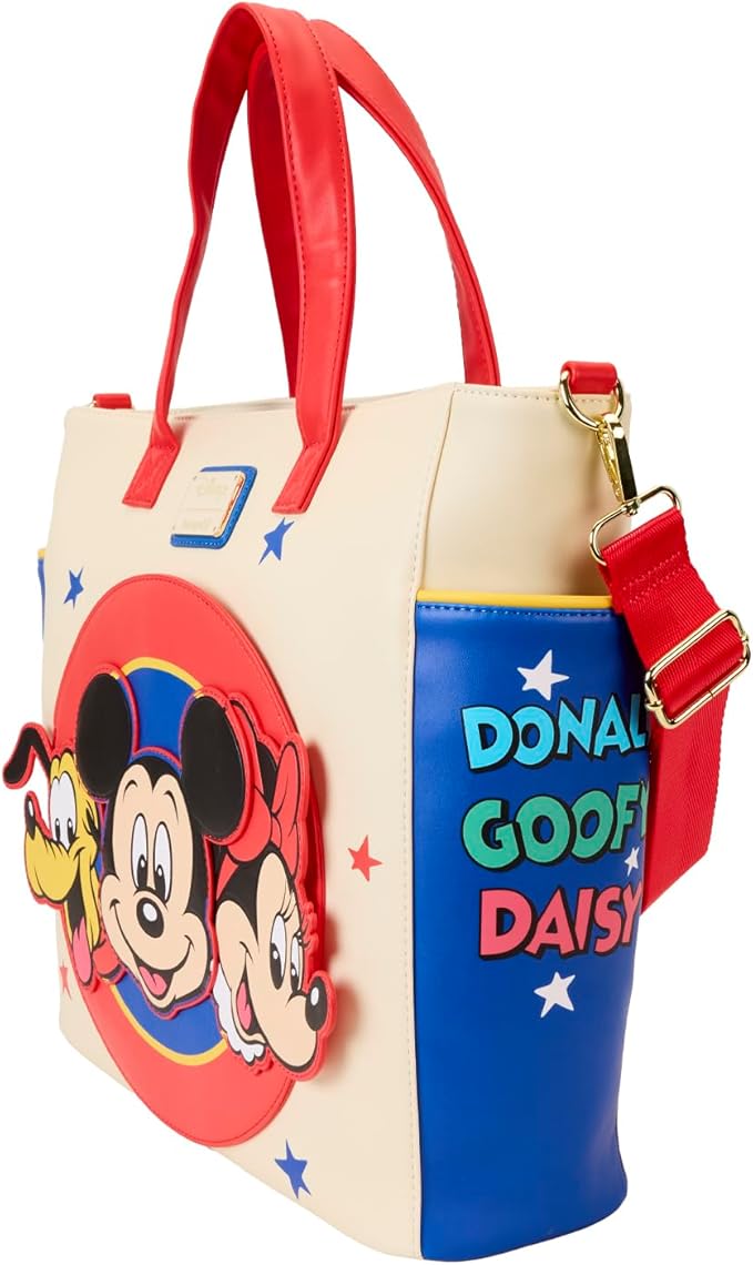 Loungefly Disney Mickey and Friends Convertible Backpack & Tote Bag Loungefly Disney Mickey and Friends Convertible Backpack & Tote Bag