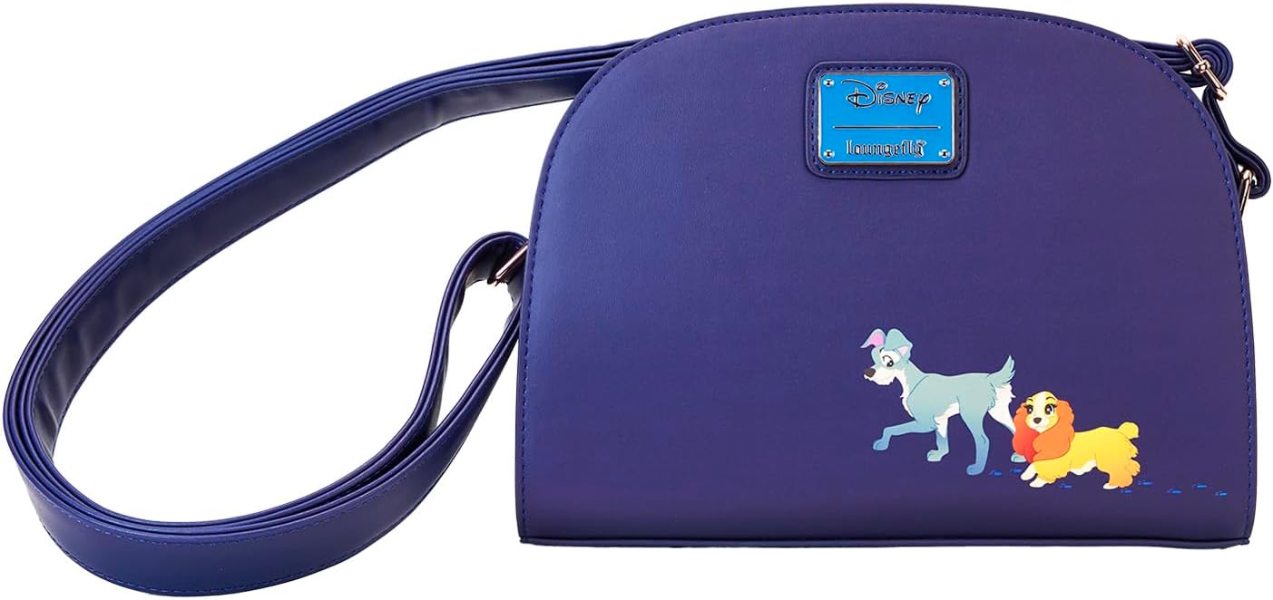 Loungefly Disney Lady and The Tramp 70th Anniversary Crossbody Loungefly Disney Lady and The Tramp 70th Anniversary Crossbody