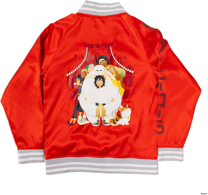 Loungefly Disney Big Hero 6 10th Anniversary Satin Bomber Jacket Loungefly Disney Big Hero 6 10th Anniversary Satin Bomber Jacket