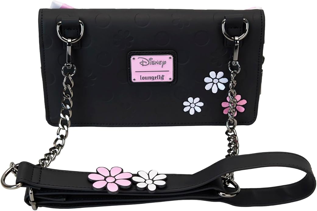 Loungefly Disney Minnie Floral Rock The Dots Clutch Crossbody Bag Loungefly Disney Minnie Floral Rock The Dots Clutch Crossbody Bag