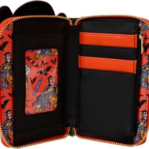 Loungefly Disney Winnie the Pooh Skeleton Tigger Glow Zip Around Wallet