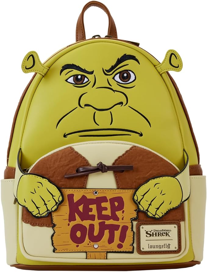 Loungefly Dreamworks Shrek Keep Out Cosplay Mini Backpack