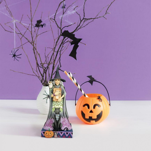 Jim Shore Heartwood Creek Two-Sided Witch Figurine Jim Shore Heartwood Creek Two-Sided Witch Figurine