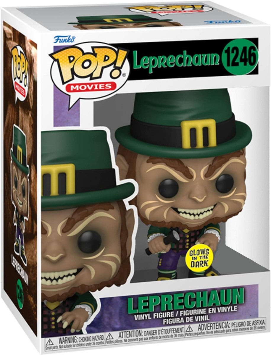 Funko Pop Vinyl Leprechaun with Flashlight - GITD Funko Pop Vinyl Leprechaun with Flashlight - GITD