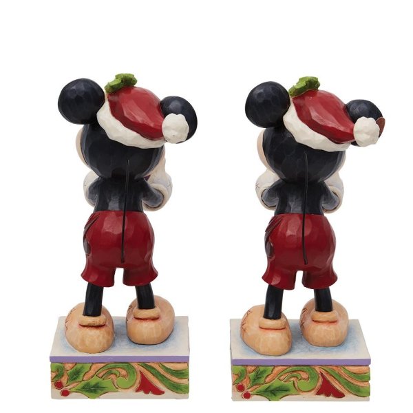 Jim Shore Disney Traditions Secret Santa(Mickey Mouse with Gift Figurine)