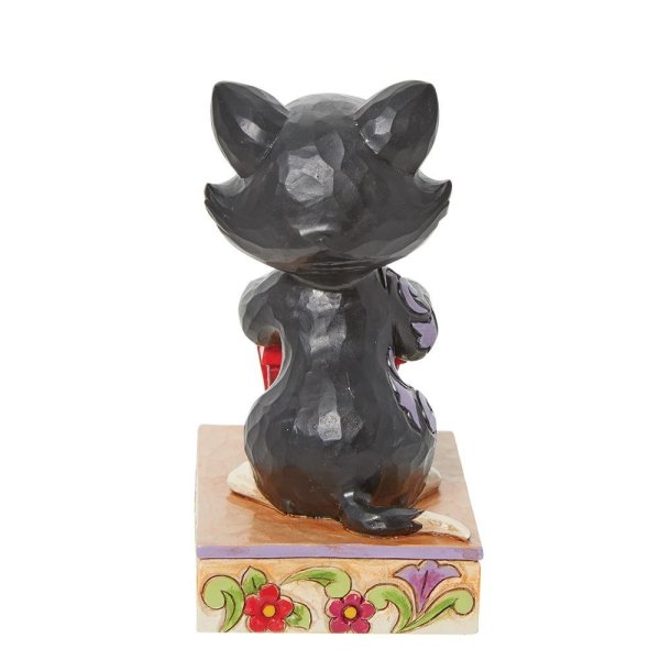 Jim Shore Disney Traditions Festive Feline (Figaro Christmas Personality Pose)