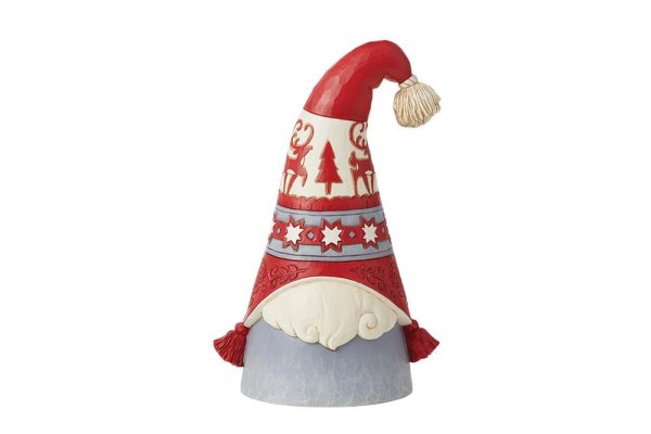 Jim Shore Heartwood Creek Gnome with Reindeer Hat Jim Shore Heartwood Creek Gnome with Reindeer Hat