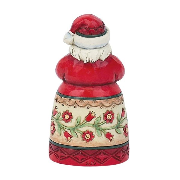 Jim Shore Heartwood Creek Santa with Heart Mini Figurine