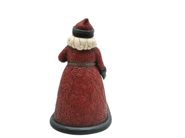 Jim Shore Heartwood Creek Holiday Manor Santa with Bells Figurine Jim Shore Heartwood Creek Holiday Manor Santa with Bells Figurine