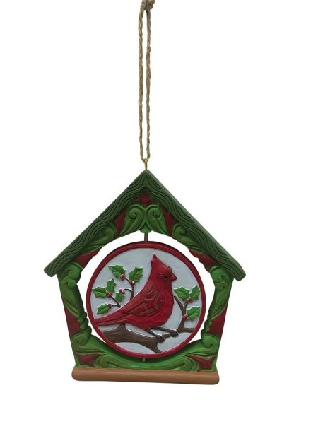 Jim Shore Heartwood Creek Rotating Cardinal Hanging Ornament Jim Shore Heartwood Creek Rotating Cardinal Hanging Ornament