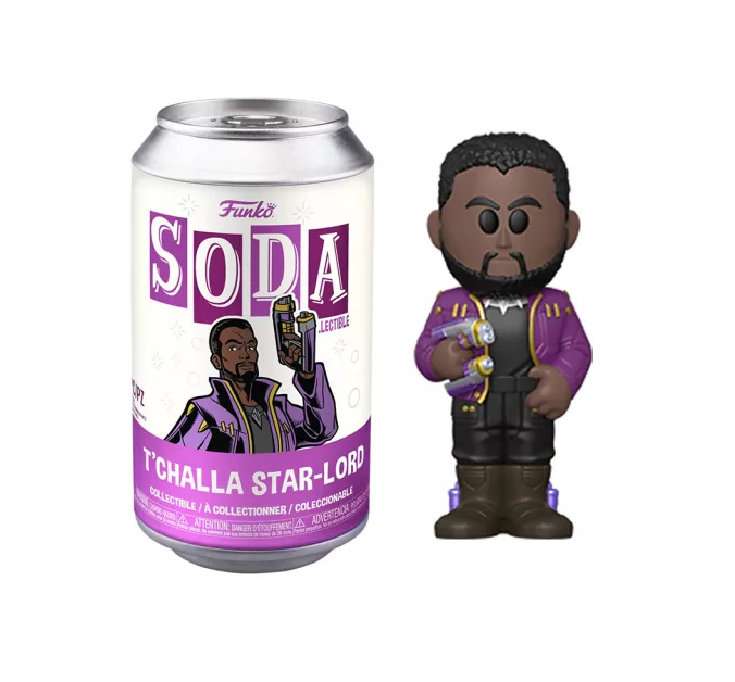 Funko Vinyl SODA Marvel - What If? T'Challa Star-Lord - with chance of Chase Funko Vinyl SODA Marvel - What If? T'Challa Star-Lord - with chance of Chase