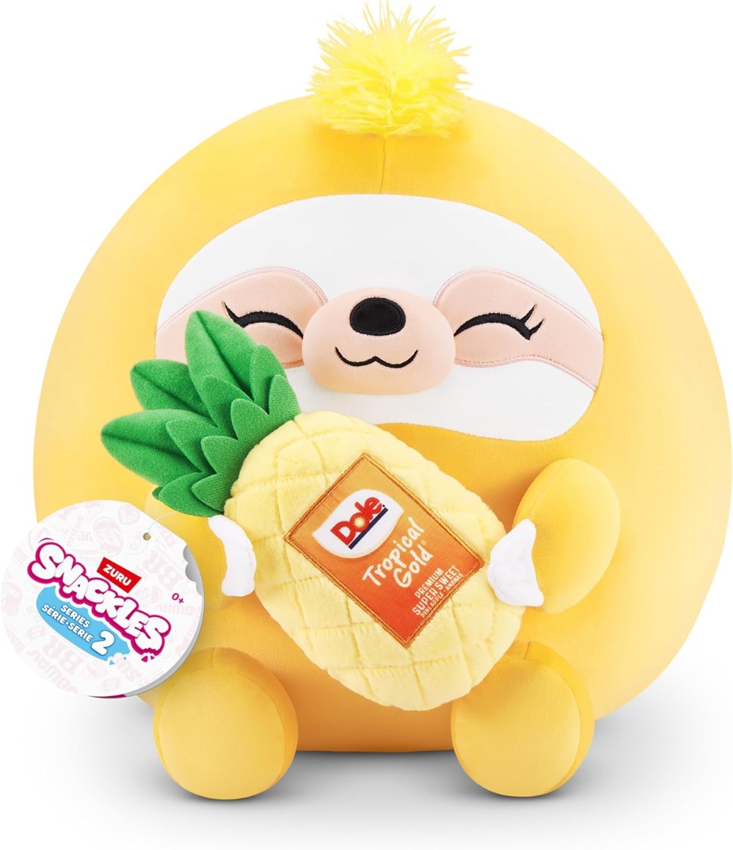Snackles 14" Plush - Sloth & Dole (Pineapple) Snackles 14" Plush - Sloth & Dole (Pineapple)