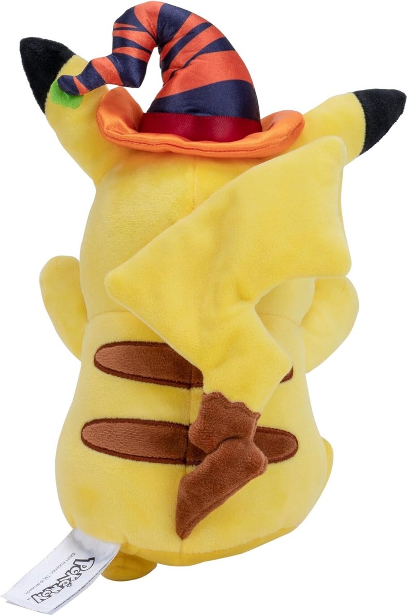 Pokémon 8" Pikachu Plush With Witch Hat