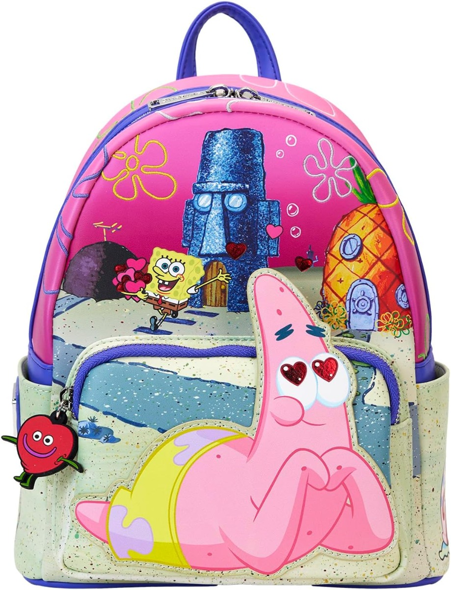 Loungefly Nickelodeon Spongebob & Patrick Mini Backpack Loungefly Nickelodeon Spongebob & Patrick Mini Backpack