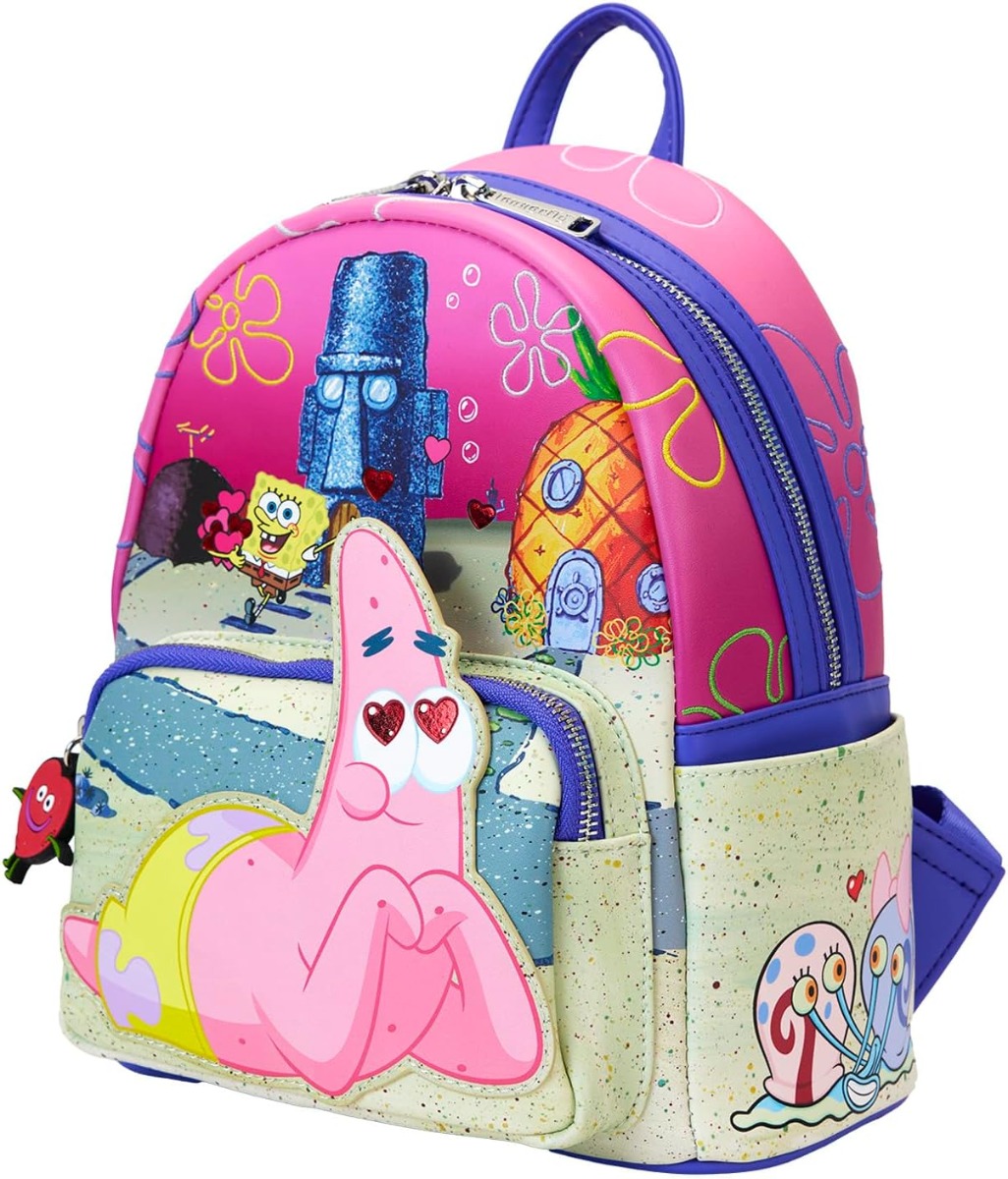 Loungefly Nickelodeon Spongebob & Patrick Mini Backpack Loungefly Nickelodeon Spongebob & Patrick Mini Backpack