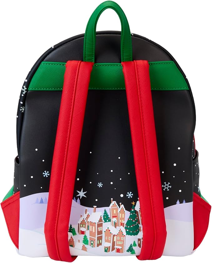 Loungefly The Nightmare Before Christmas Candy Cane Carousel Glow Mini Backpack Loungefly The Nightmare Before Christmas Candy Cane Carousel Glow Mini Backpack