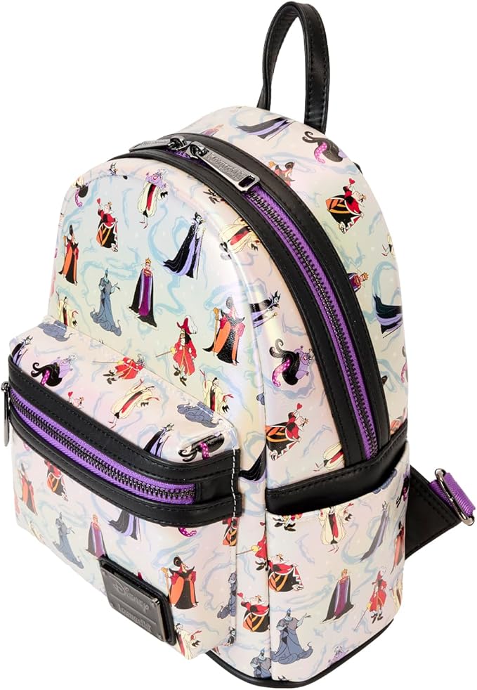 Loungefly Disney Villains Iridescent Mini Backpack Loungefly Disney Villains Iridescent Mini Backpack