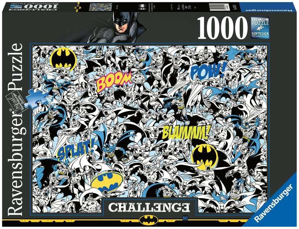 Ravensburger DC Comics Batman Challenge 1000 Piece Jigsaw Puzzle Ravensburger DC Comics Batman Challenge 1000 Piece Jigsaw Puzzle