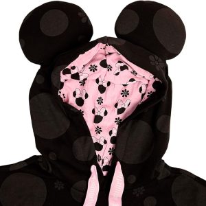 Loungefly Minnie Rocks The Dots Florals Unisex Hoodie