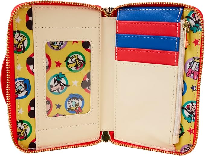 Loungefly Disney Mickey and Friends Classic Zip Around Wallet Loungefly Disney Mickey and Friends Classic Zip Around Wallet