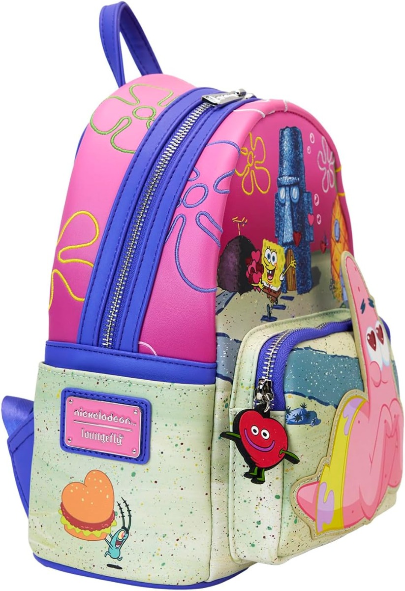 Loungefly Nickelodeon Spongebob & Patrick Mini Backpack Loungefly Nickelodeon Spongebob & Patrick Mini Backpack