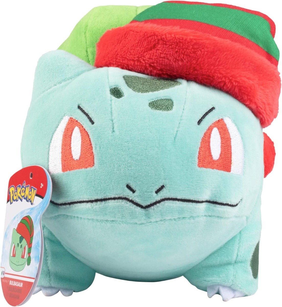 Pokémon 8" Bulbasaur Plush with Striped Hat Pokémon 8" Bulbasaur Plush with Striped Hat