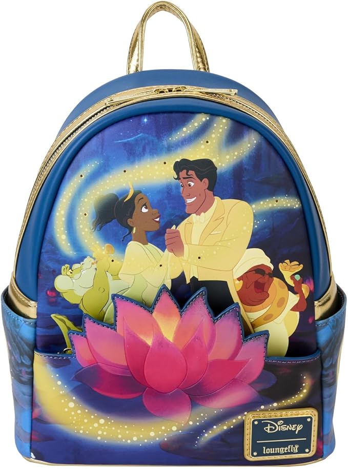 Loungefly Disney Princess and The Frog 15th Anniversary Mini Backpack Loungefly Disney Princess and The Frog 15th Anniversary Mini Backpack