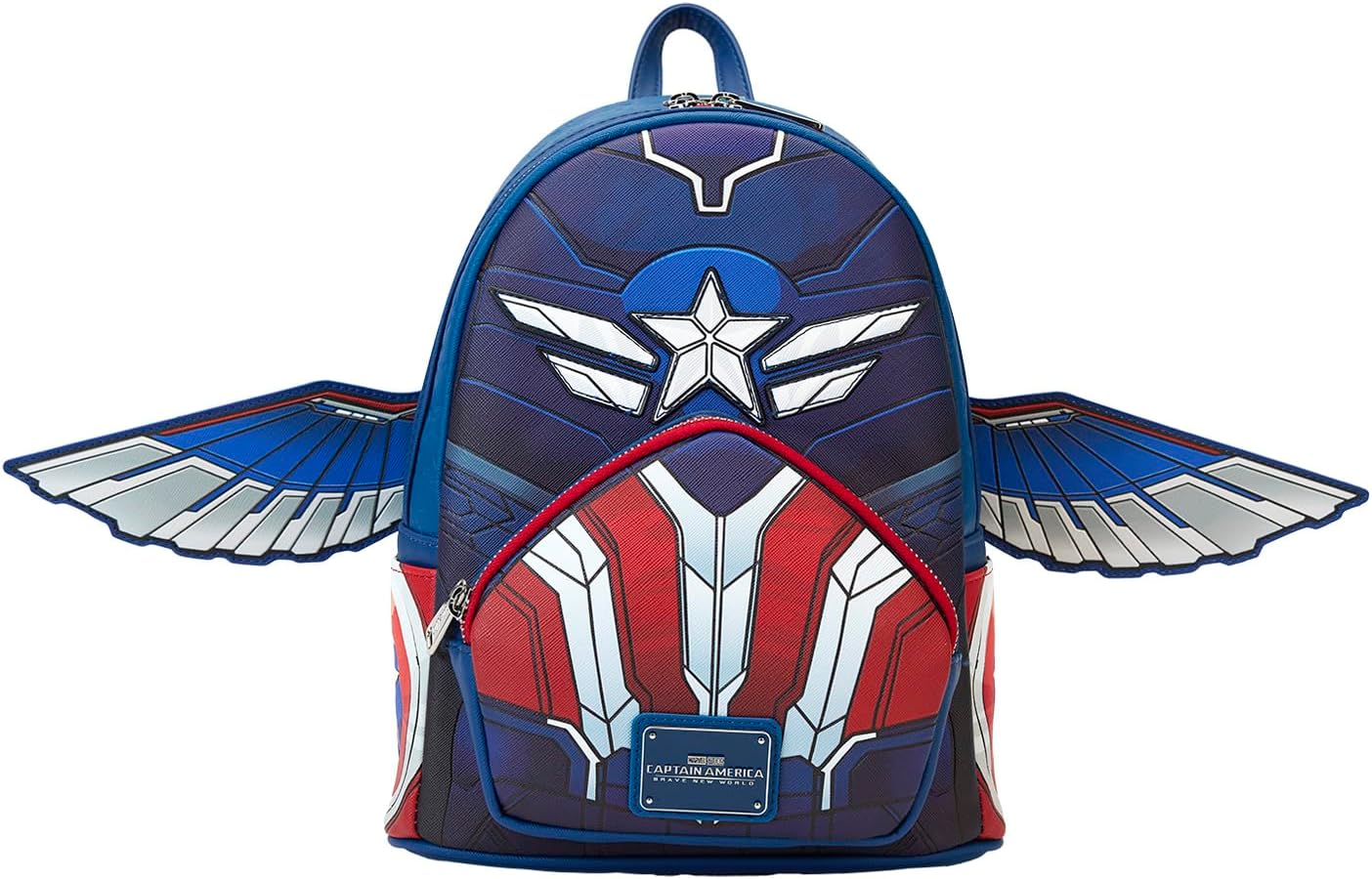 Loungefly Marvel Captain America Brave New World Cosplay Mini Backpack Loungefly Marvel Captain America Brave New World Cosplay Mini Backpack
