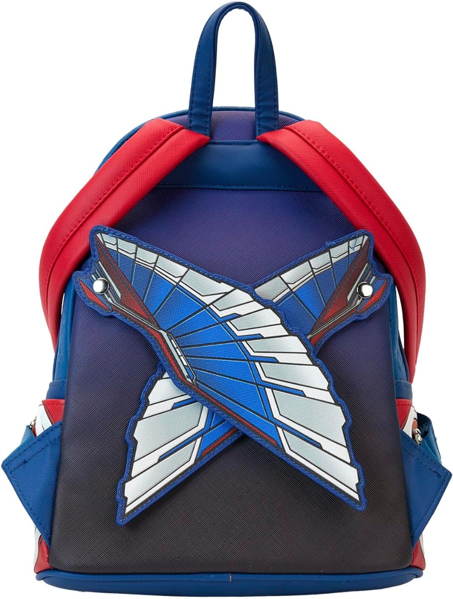 Loungefly Marvel Captain America Brave New World Cosplay Mini Backpack Loungefly Marvel Captain America Brave New World Cosplay Mini Backpack