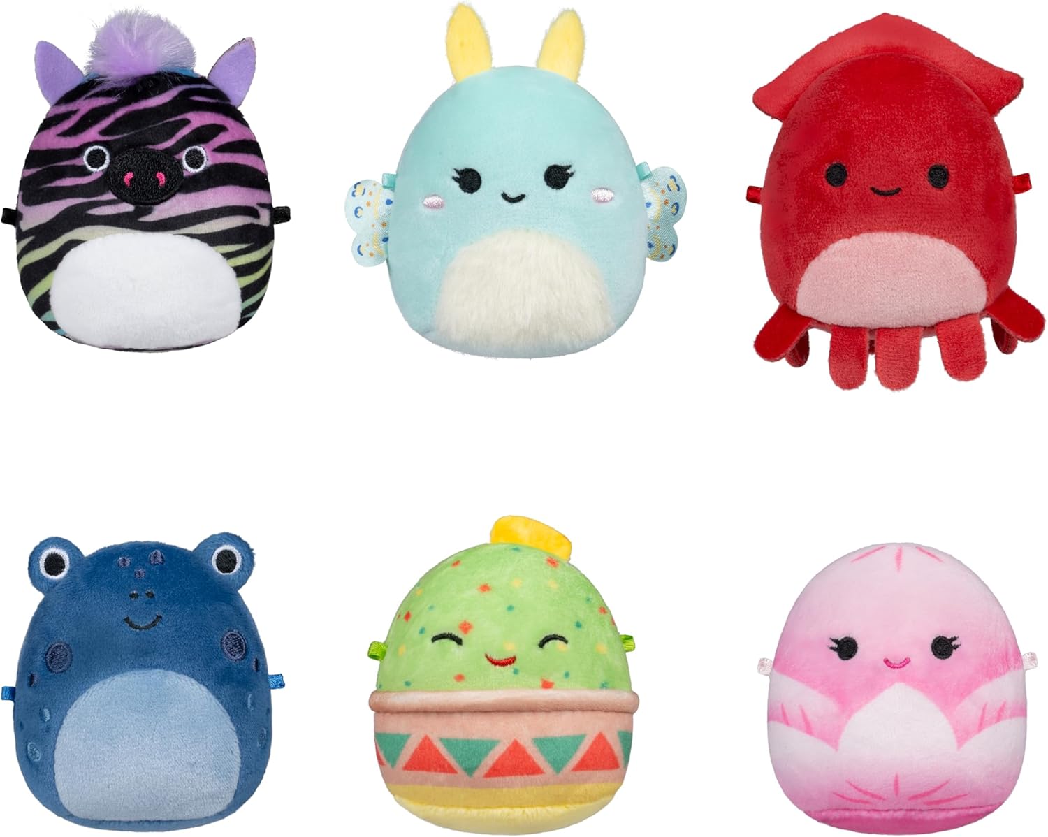 Squishmallows Micromallows 6 Pack - Elin , Altman , Gideon , Agnola , Safiyah & Connie Squishmallows Micromallows 6 Pack - Elin , Altman , Gideon , Agnola , Safiyah & Connie
