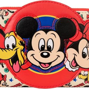 Loungefly Disney Mickey and Friends Classic Zip Around Wallet